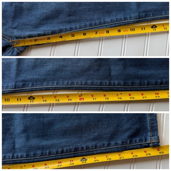 Judy Blue Dahlia Denim Straight Leg Jeans Blue Size 13/31 #JB82356DK Mid rise - Picture 8 of 9